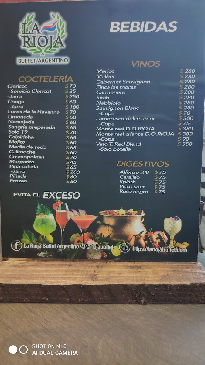 La Rioja Buffet Argentino Menu - Image 5